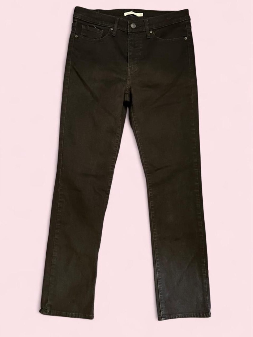 🖤Levi’s Black Slim Straight Jeans 8/30🖤